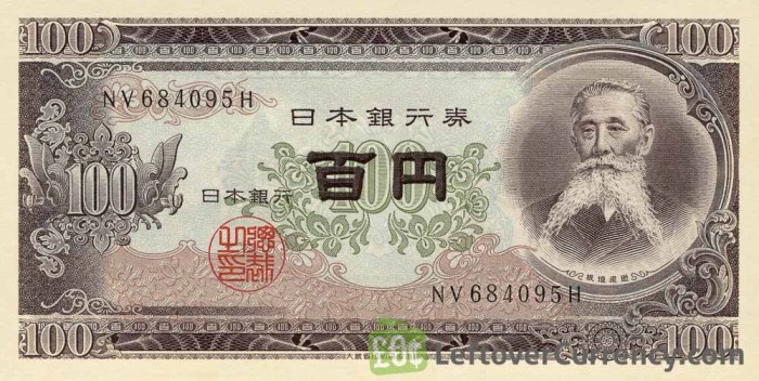 Yen japan banknote currency japanese thousand one reverse britannica isabella courtesy