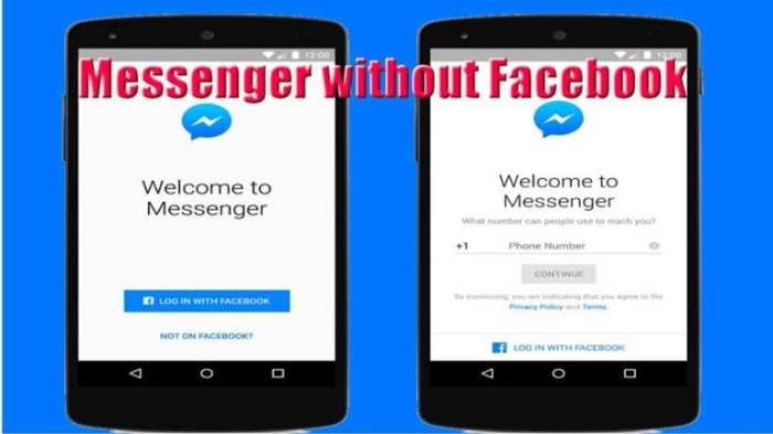 Cara Masuk Messenger Lite Tanpa Facebook