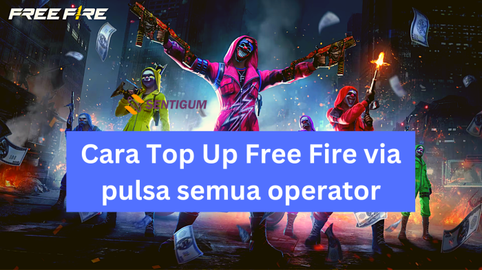 Metode Top Up Ff Diskon 90% Via Pulsa