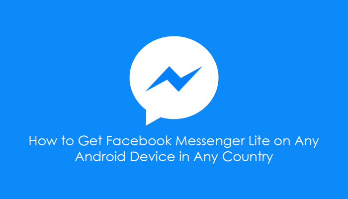 Cara Masuk Messenger Lite Di Android Dan Ios