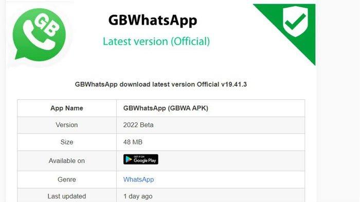 Link Download Wa Gb Lama Versi Stabil Dan Aman