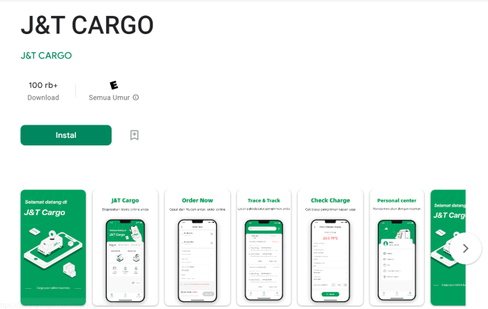 Aplikasi Cek Ongkir Jnt Cargo Terbaik Untuk Android