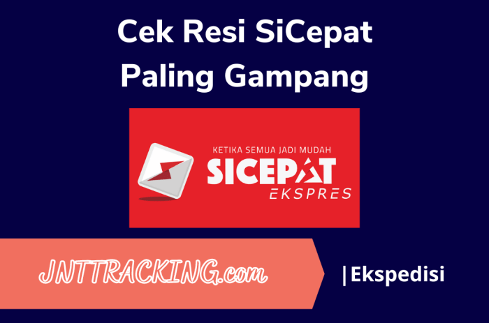 Website Resmi Cek Resi Sicepat Halu Terpercaya