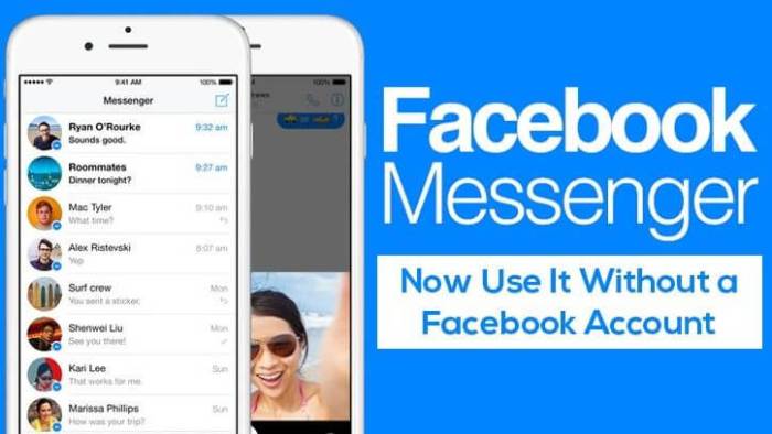 Cara Masuk Messenger Lite Tanpa Facebook