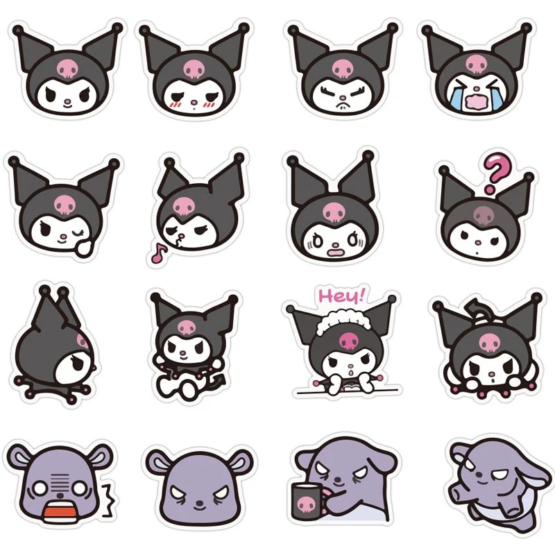 Koleksi Stiker Kuromi Lucu Untuk Whatsapp Gratis